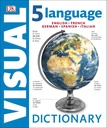 5 Language Visual Dictionary: English, French, German, Spanish, Italian