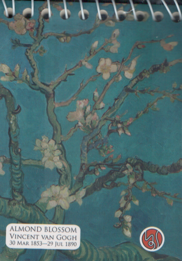 [23080202] Almond Blossom Spiral Pocket Notebook