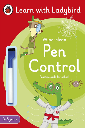 [9780241515563] Learn with Ladybird Wipe Clean Pen Control 3-5